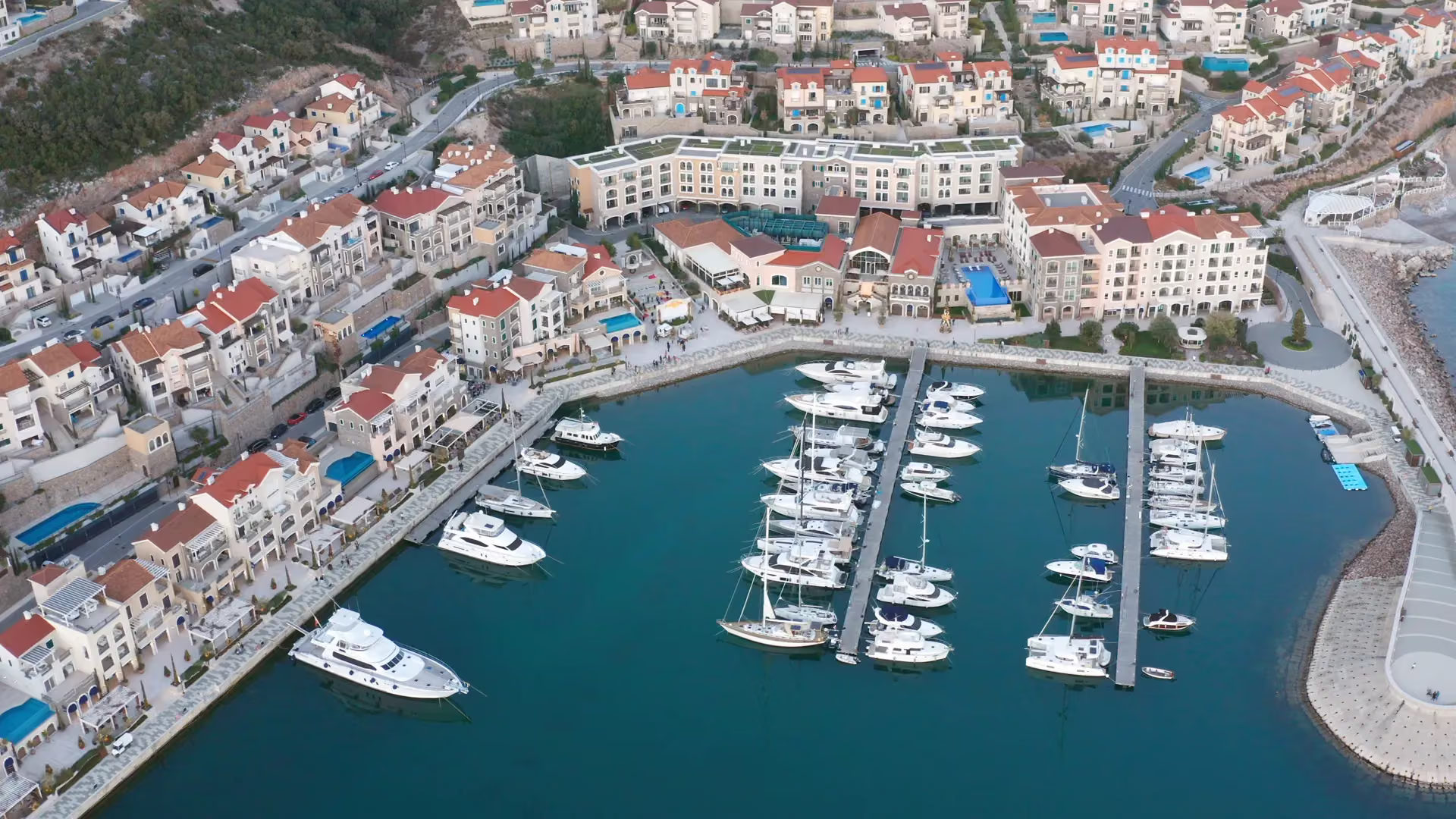 Luštica - a peninsula between the Adriatic Sea and the Bay of Kotor, equipped with an elite marina and real estate